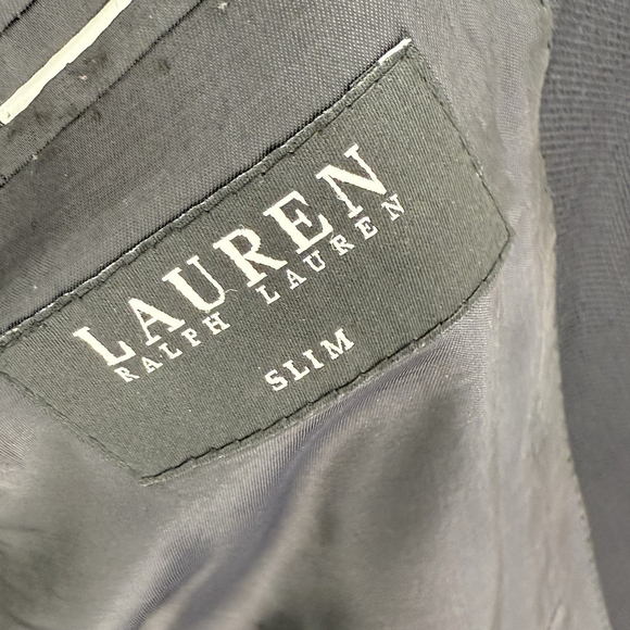 Ralph Lauren Black Label Slim Fit Men’s Blazer Size 48L Blue - Picture 4 of 7